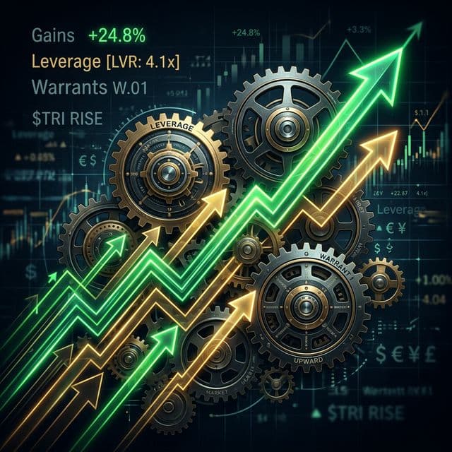 權證槓桿交易意象圖