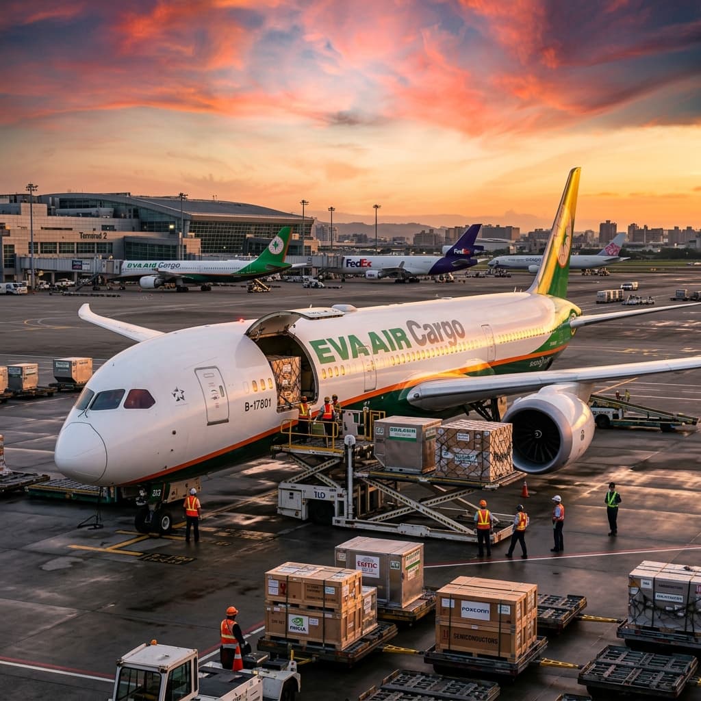 2618 長榮航空 貨運與航空營運示意圖